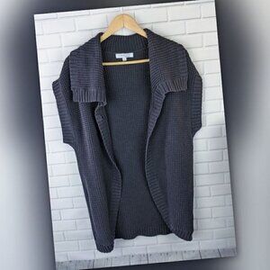 Company by Ellen Tracy Black Knit Cardigan Women's Large